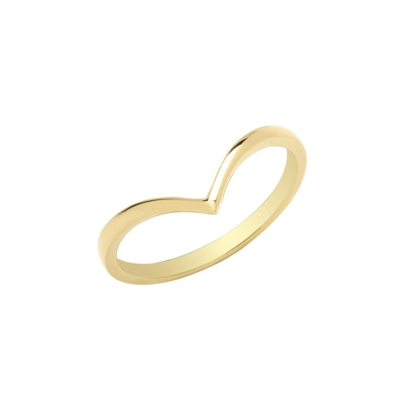 Classical 9k Gold Women Wishbone Ring