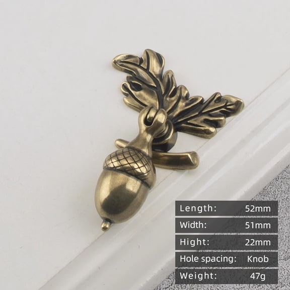 Classical Acorn Bronze Zinc Alloy Handle Drawer Knob for Kitchen Cabinets