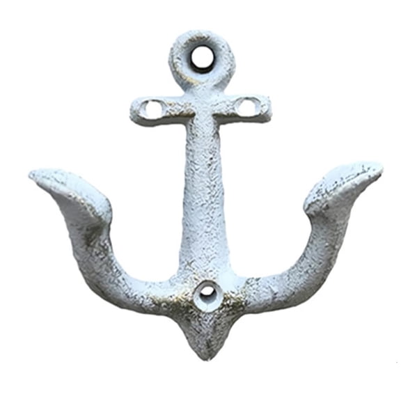 Classical Anchors Shape Iron Wall Hook Bucolic Entryway Decors Sturdy Coat Hooks For Heavy Bags Jackets Homes Organization