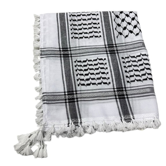 Classical Arafat Keffiyeh Scarf for Men Daily Wear with Unique Pattern Designs Desert Scarf Arab Shemagh for Adult