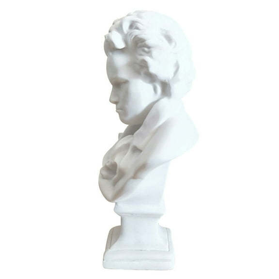Classical Art Statue Bust European Style Home Decor Plaster Ornament Man Office