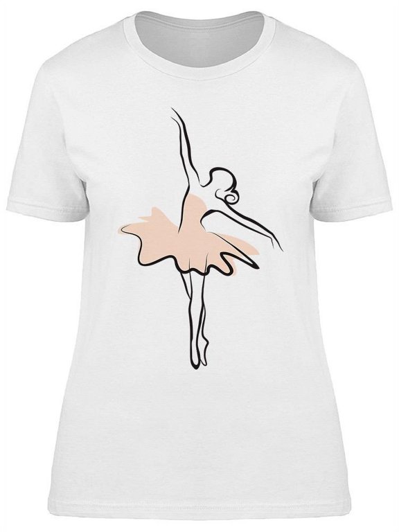 Classical Ballet Dancer T-Shirt Women -Image by Shutterstock, Female Large