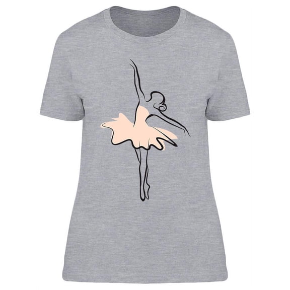 Classical Ballet Dancer T-Shirt Women -Image by Shutterstock, Female Medium
