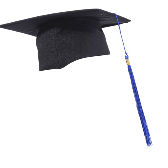 Classical Black Graduation Hat With Soft Lining and Tassels For Adult Academic Ceremonies And Photography Dressingup