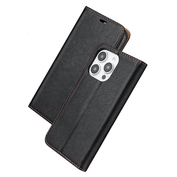 Classical Brown Wallet Case Convenient Card Storage Protective Case for Phone 16