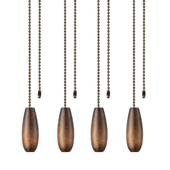 Classical Ceiling Fan Pull Chain Set Light Fixture Extensions Long Pull Chain Elegant Ceiling Light Chain Pulls for Home