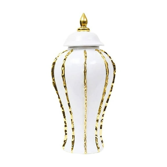 Classical Ceramics Vases Gingers Jar with Lid for Floral Arrangements or Gift