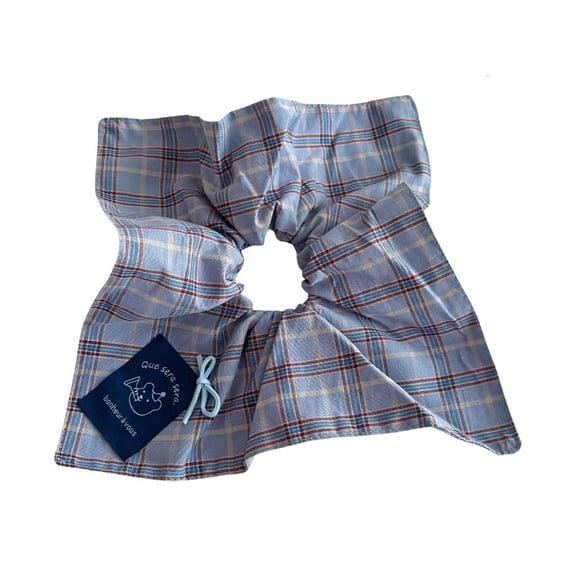 Classical Checkered Hair Tie Elastic Hair Scrunchie For Youth Women And Students