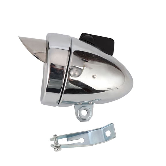Classical Chrome Vintage Bicycle Led Light, Retro Head Lamp For Front Led Headlight High-Powered White Led With 160° Wide Angle