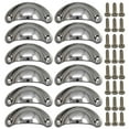thumbnail image 1 of Classical Cup Handle Pull Semi Circular Shell Antique Drawer Handle Old Fashioned Cabinet Door Furniture Pulls Decorative Hardware for Kitchen Stylish Finds for Less, 1 of 1