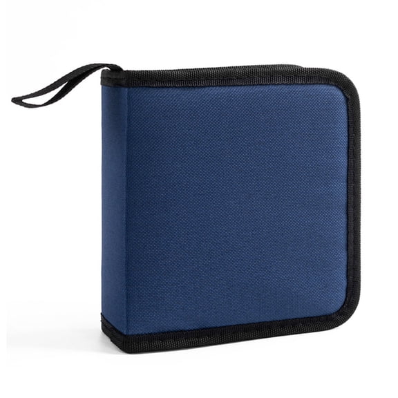 Classical Design 40-Pocket CDs Organiser Oxford Cloth Bag for Protecting Discs in Car for Various Interior Styles