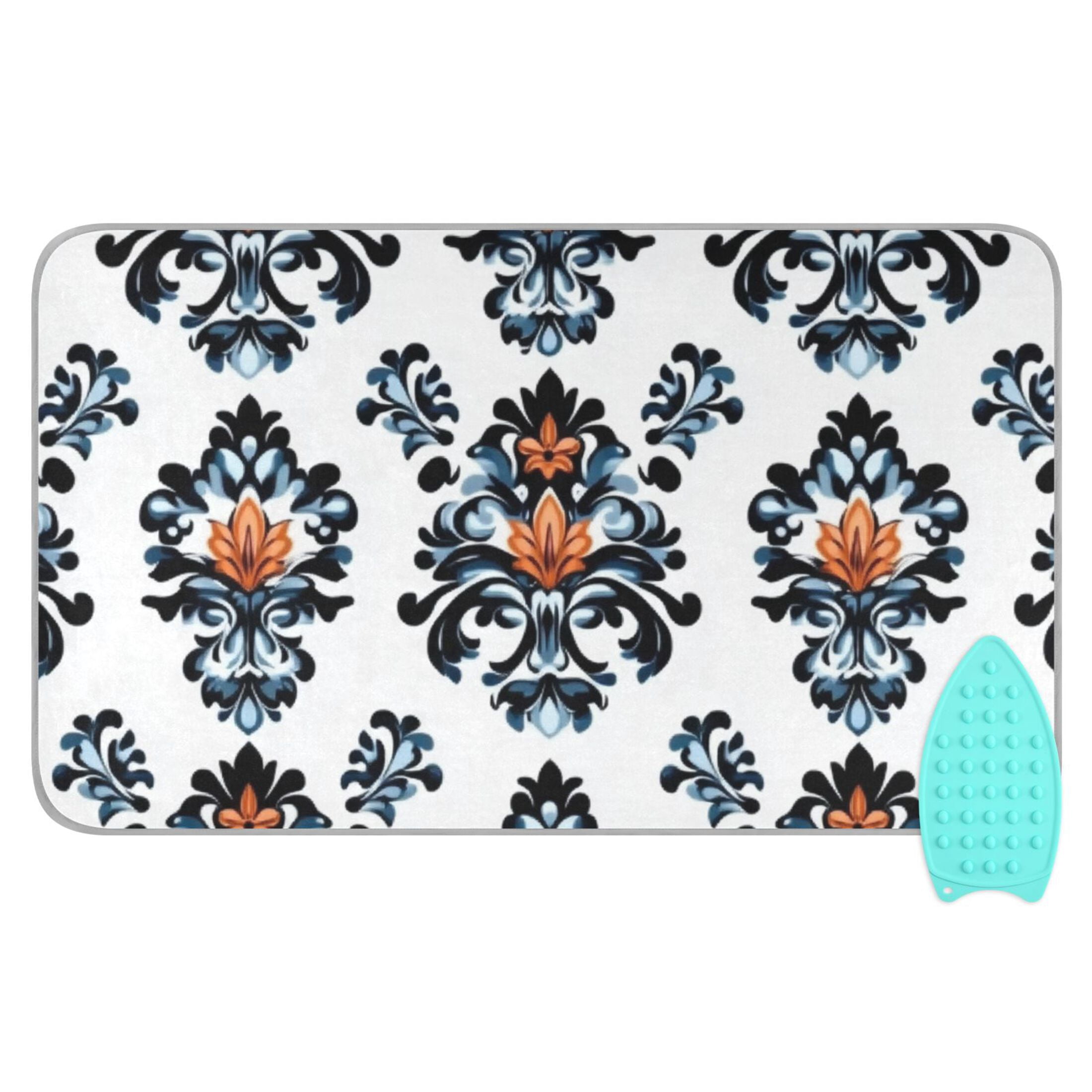 Classical Design Decoration Ironing Mat Blanket for Table Top Travel Portable Ironing Board Pad 47.2x27.6 Inch