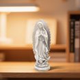 thumbnail image 1 of Classical Figure Ornaments in Vintage Gray, Resin Religious Praying Statue for Interior Decor and Desktop Display, Inspirational Catholic Collection, 1 of 9