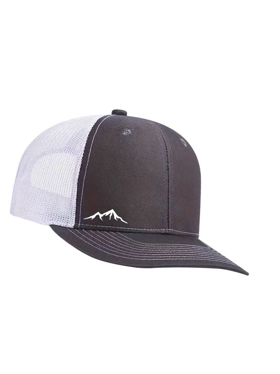 Classical Flat Brims Baseball Cap With Ventilation Mesh Design Mountain Climbing Hat For Outdoor Activity Sun Protections