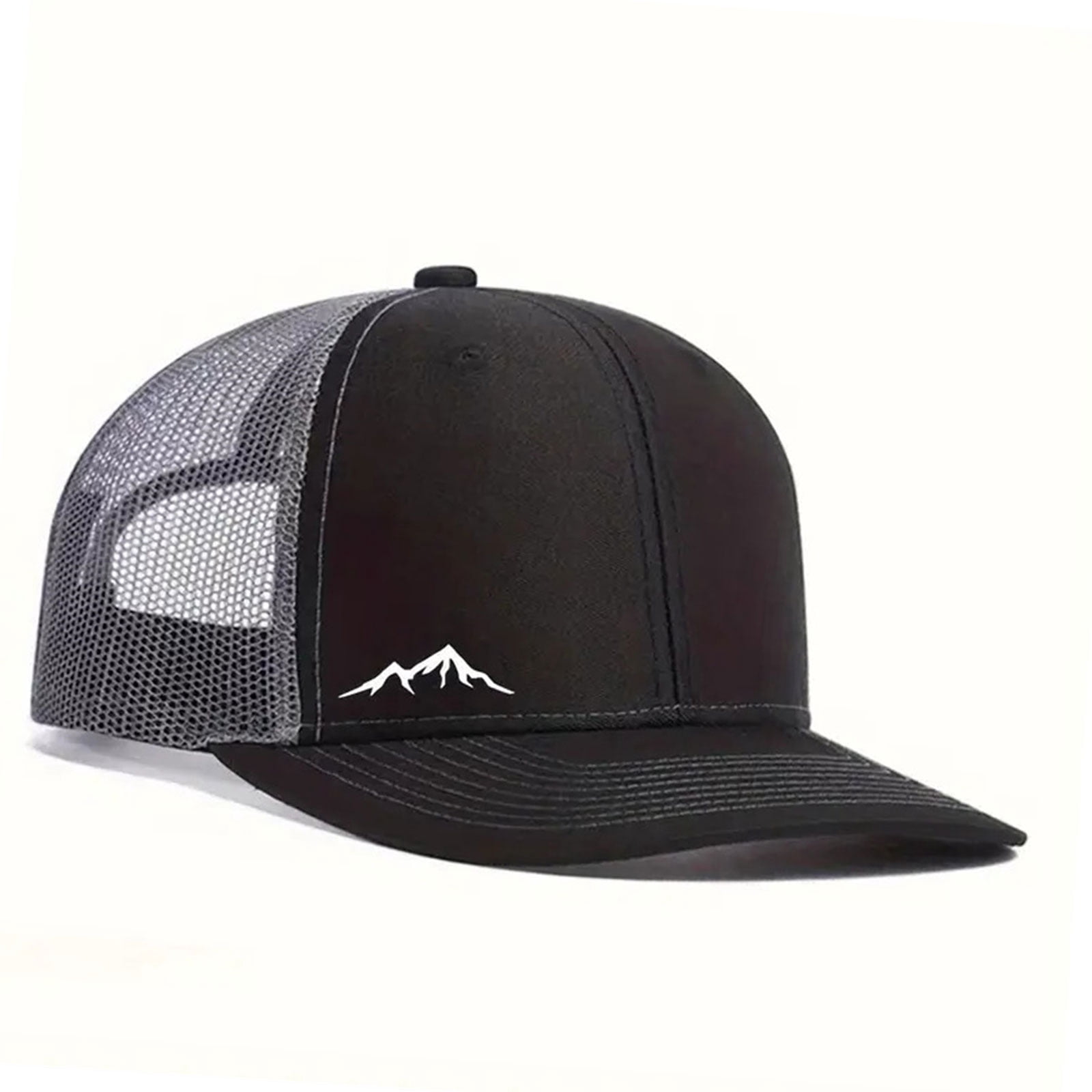 Classical Flat Brims Baseball Cap With Ventilation Mesh Design Mountain ...