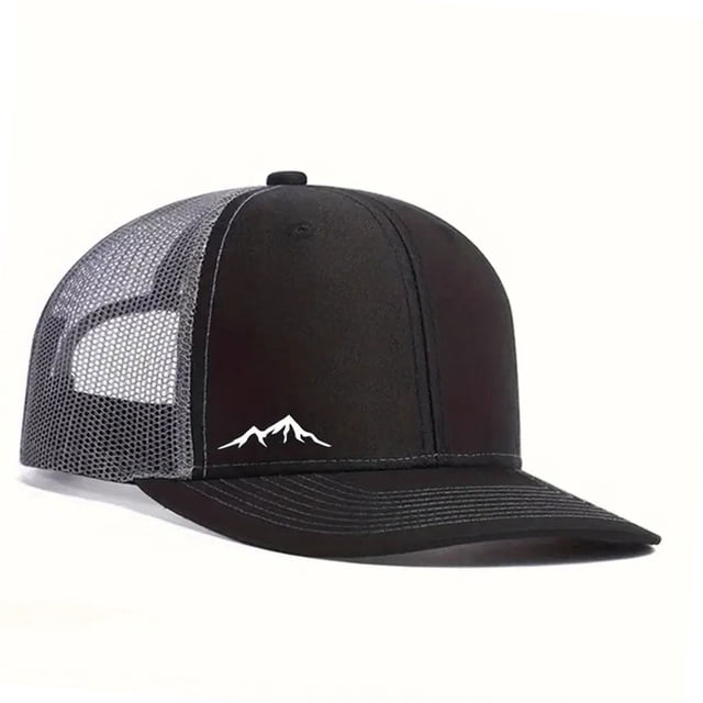 Classical Flat Brims Baseball Cap With Ventilation Mesh Design Mountain ...
