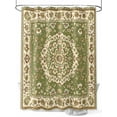 thumbnail image 1 of Classical Floral Shower Curtain, Vintage Green Ethnic Bohemian Pastoral Waterproof Shower Curtain Set with 12 Hooks Lightweight Washable Fabric Shower Curtains for Bathroom 72x72 Inches, 1 of 6