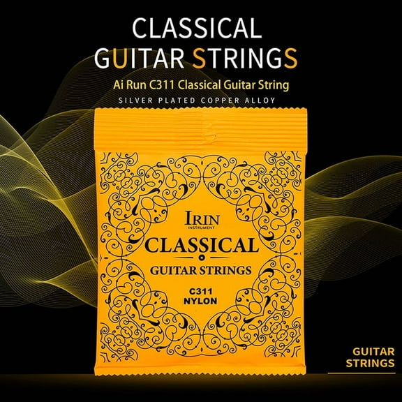 Classical Guitar Strings C311 Nylon Core Silver Plated Copper PU Coating Classic Guitar Strings Musical Instrument Accessories