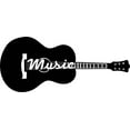 thumbnail image 1 of Classical Guitar With Inspired Word Art Solid Steel Home Decor Decorative Accent Metal Art Sign, 1 of 3