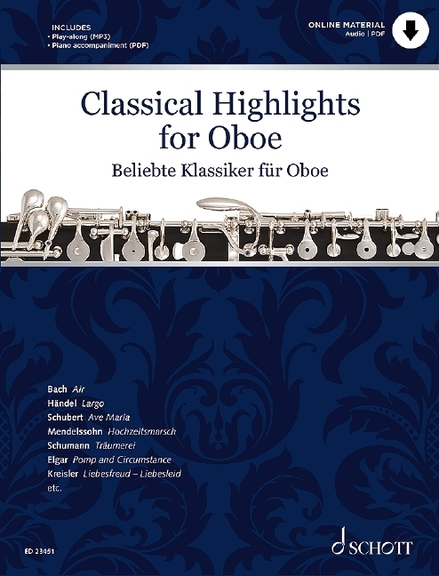 Classical Highlights for Oboe Arranged for Oboe and Piano (Via PDF Download), (Paperback)
