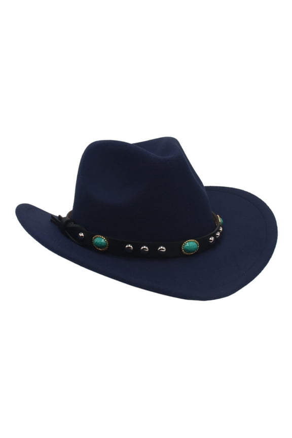 Classical Homburg Top Hat Panama Hat Gift for Boyfriend Top Hat Unique Ethnic Costume for Outdoor Gatherings