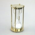 thumbnail image 1 of Classical Hourglass - 5 Minute Sand Timer Decor In Brass ,Saltoro Sherpi, 1 of 3