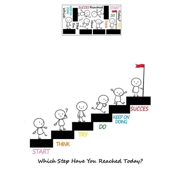 Classical Inspirational Wall Sticker PVC Decal with Teamwork Quote For Home School Workplace Classroom Decoration