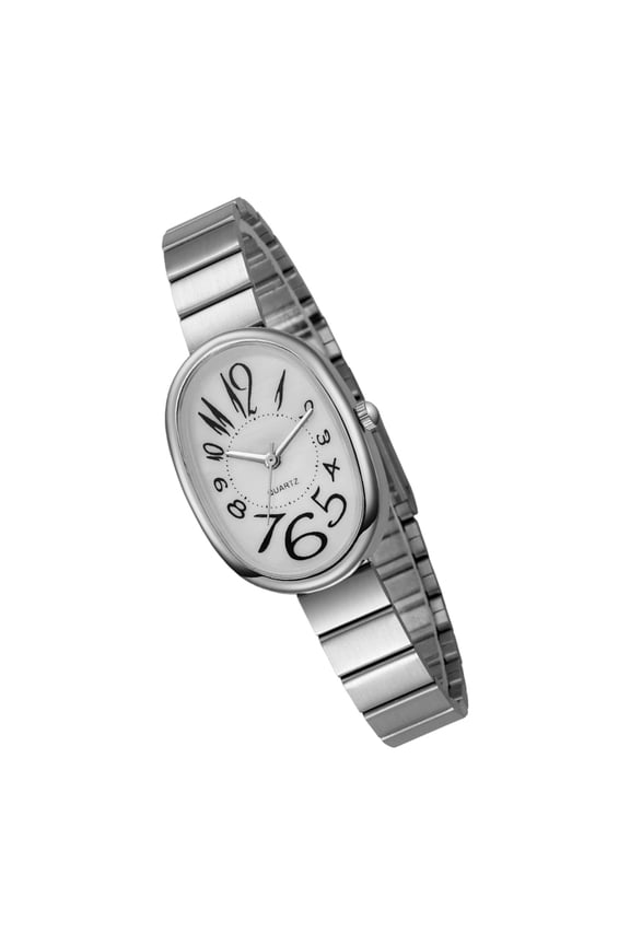Classical Minimalist Oval Watch Water Resistant Design Timekeeping For Women
