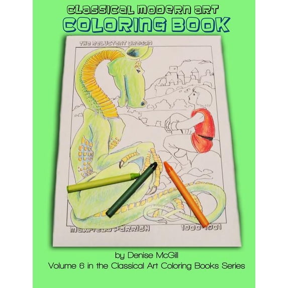 Classical Modern Art Coloring Book