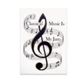 thumbnail image 1 of Classical Music Is My Jam Wall Art - Classical Music Enthusiast - 13x19 Poster Print, 1 of 4