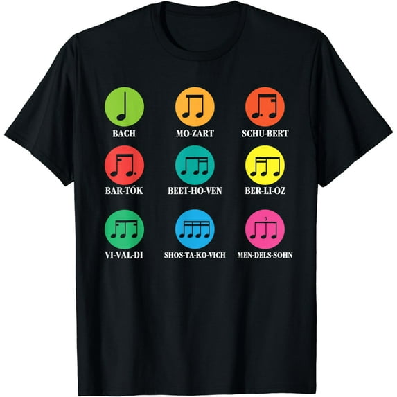 Classical Music Musical Notes T-Shirt
