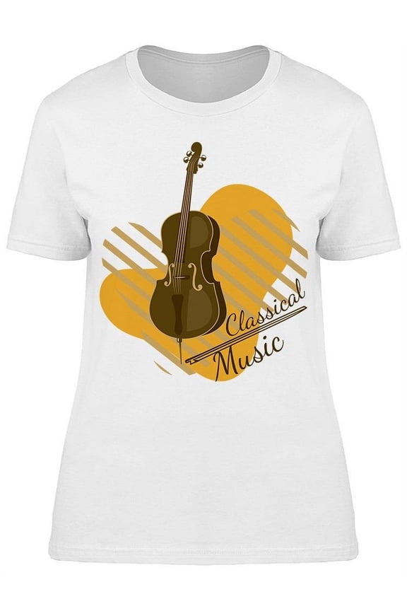 Classical Music T-Shirt Women -Image by Shutterstock, Female Small