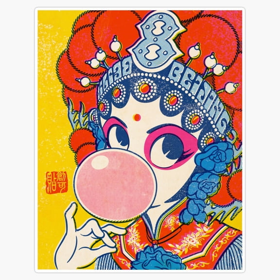 Classical Musical Theater Pop Opera Vocal Performance Microphones Crown Decal For Journal Sticker