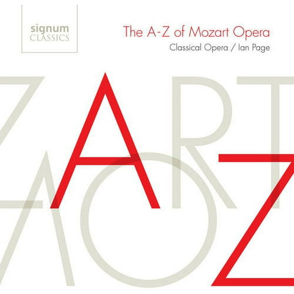 Classical Opera Company - A-Z of Mozart Opera - Music & Performance - CD