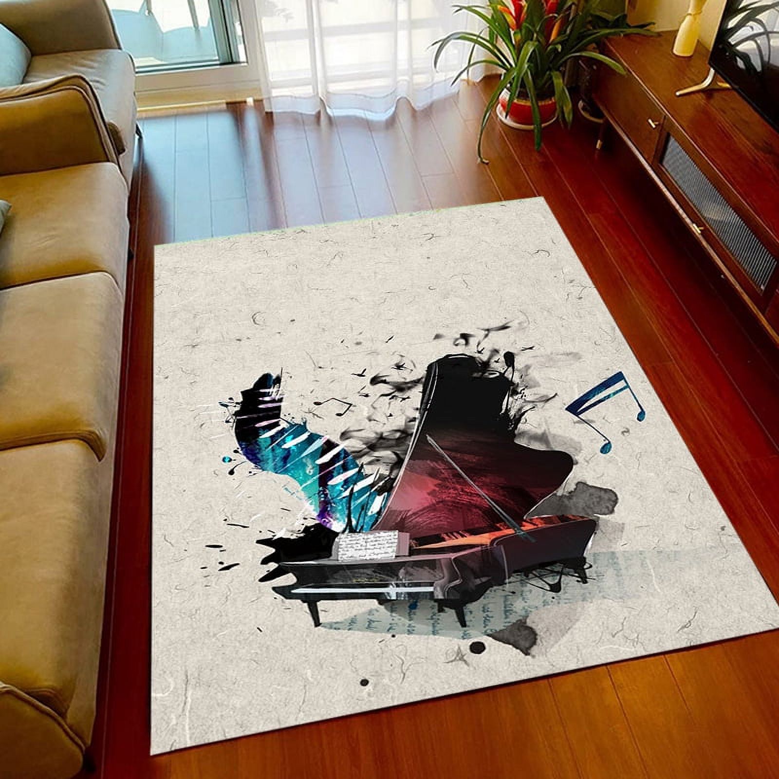 Classical Piano Printing Carpet Living Room bedroom Rugs of Photography ...
