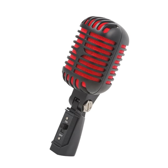 Classical Retro Dynamic Microphone Dynamic Vintage Vocal Microphone for Live Acts Stage Performances
