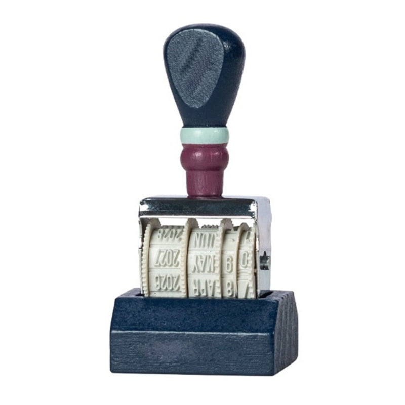 Classical Rotating Date Calendar Stamp With Customizable Year Month Day ...