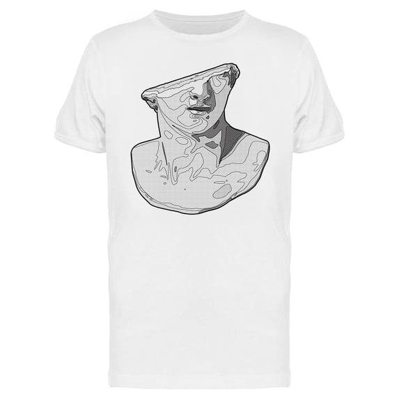 Classical Sculpture Fragment T-Shirt Men -Image by Shutterstock, Male x-Large