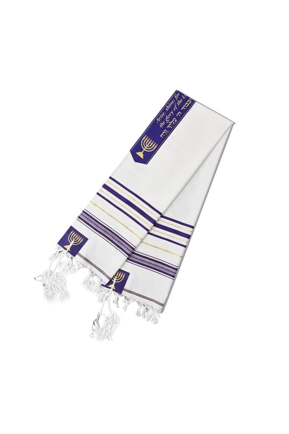 Classical Stripe Tallit Prayers Shawl 71Inch Soft Breathable Scarf For Ceremonies Men Women Unisex