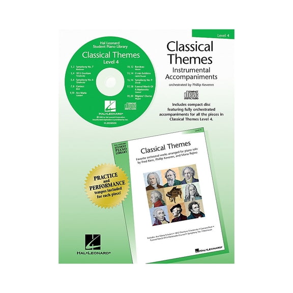 Classical Themes - Level 4 - CD: Hal Leonard Student Piano Library