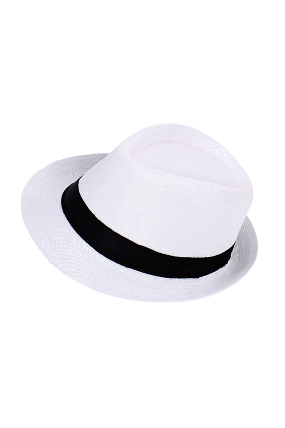 Classical Trilby Hat Men Women Wedding Travel Outdoor Sun Protective Headwear