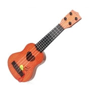 Classical Ukulele Guitar Musical Instrument Easy To Carry Musical Instrument Enlightenment 35CM Orange