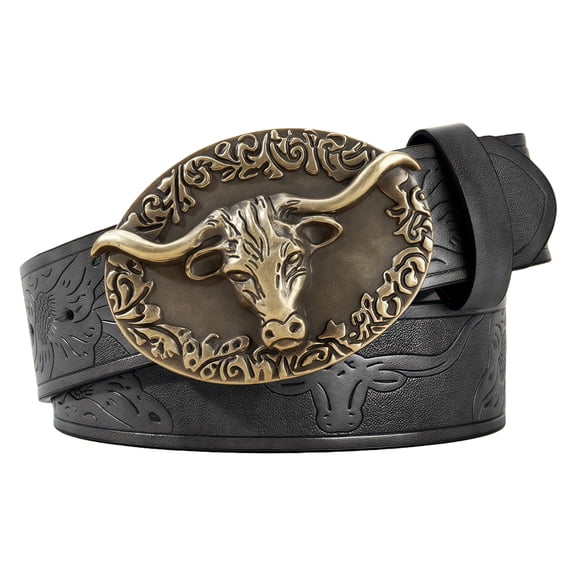 Classical Western Jeans Belt PU Leather Metal Clasp Girdle For Festivals Parties And Everyday Casual Outfits