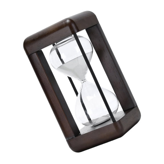 Sturdy Wooden Timer Modern Design Timer with Black or White Sand for Various Timing Needs