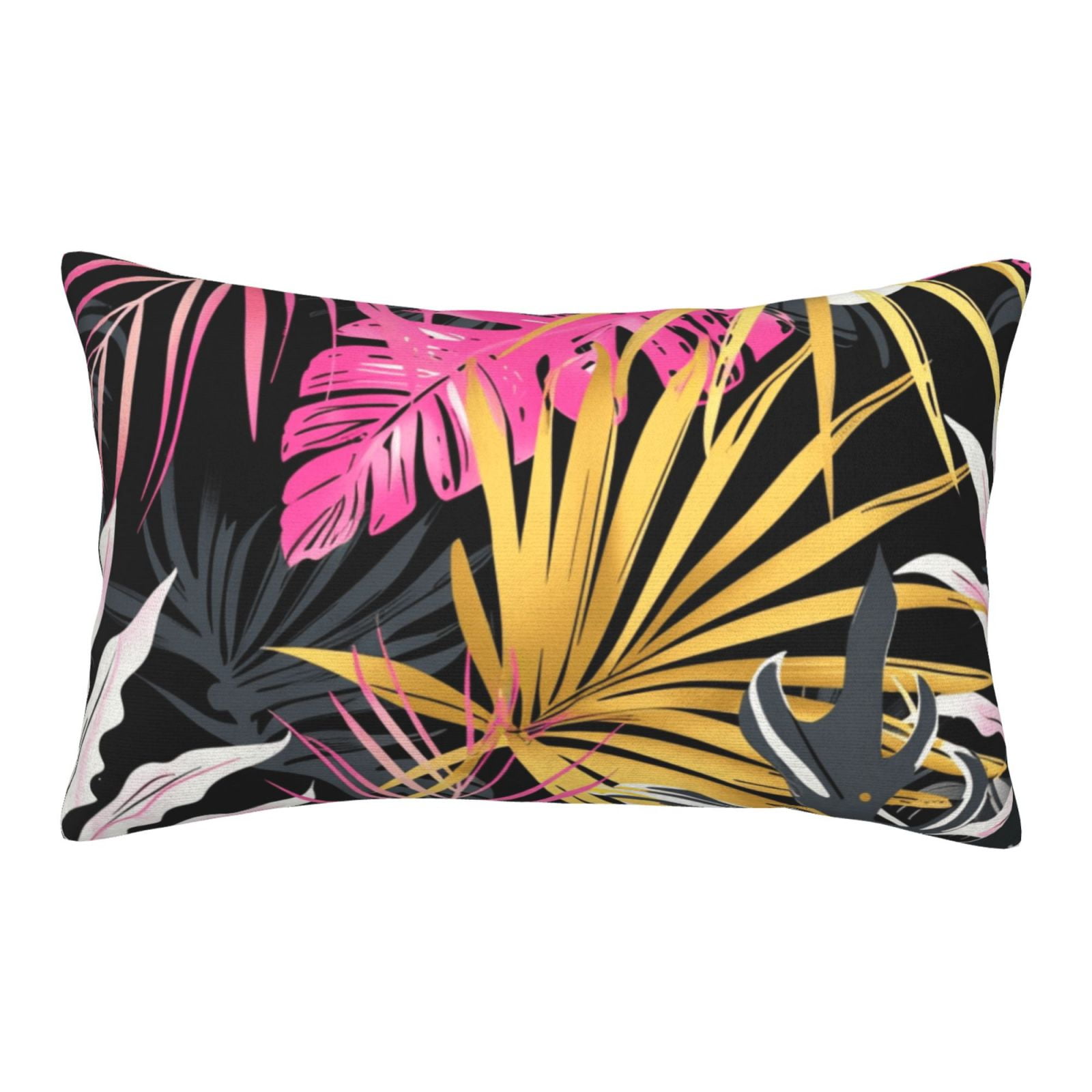 Classical diagram of plant pillowcase with zipper waist pillow