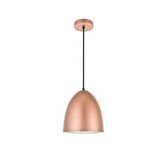 Classically Modern Ceiling Decor Aluminum Circa 1 Light Honey Gold Pendant
