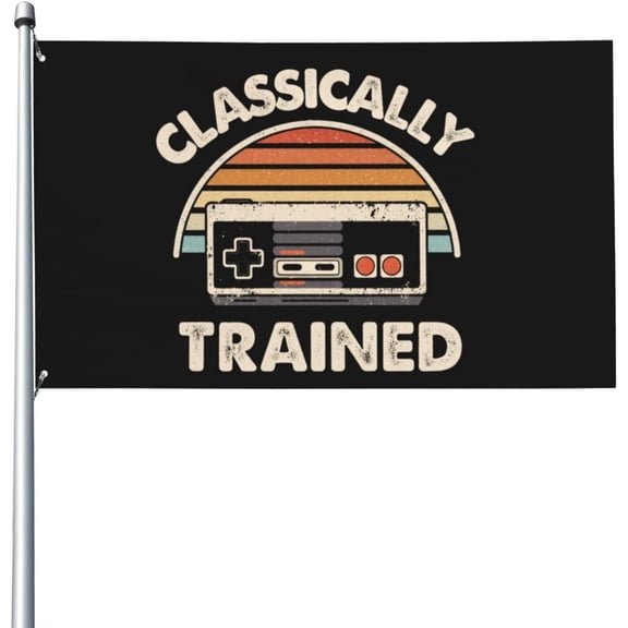 Classically Trained Flag for Room Guys Double Sided Popular Flags Outdoor Banner for Party 3x5 Ft, Classically Trained Tapestry for Dorm