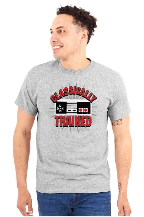 Classically Trained Game Controller Plus Size Crewneck Graphic Tee Shirt Brisco Brands 3X
