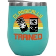 thumbnail image 1 of Classically Trained - Retro Video Gamer, Mint 12oz Wine Tumbler, 1 of 1