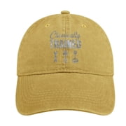 Classically Trained Sand Colour Baseball Cap for Men Women, Adjustable Snapback Hats Cotton Hat